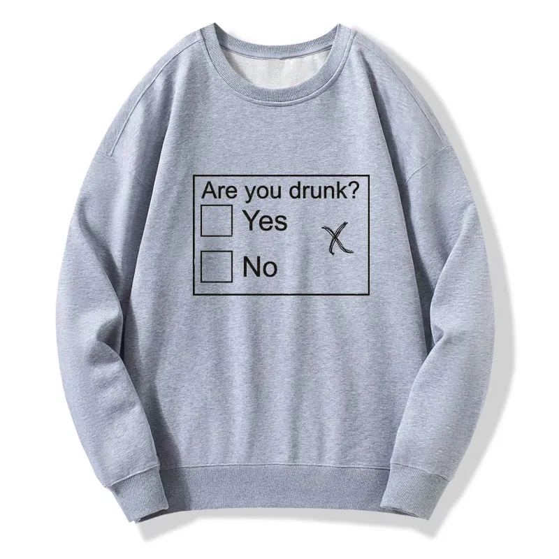 Tokyo-Tiger Confused Drunk Checkbox Graphic Classic Sweatshirt