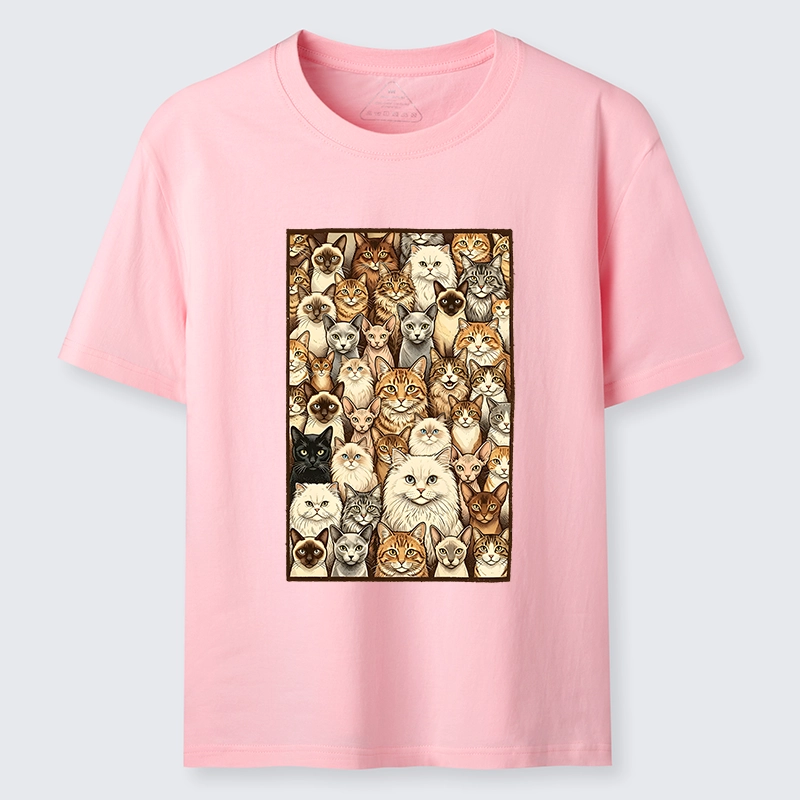 Tokyo-Tiger Many Cat Crew Classic T-Shirt