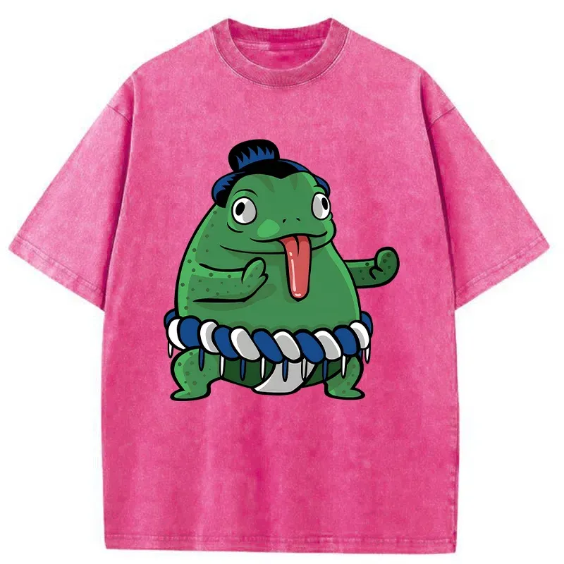 Tokyo-Tiger Sumo Frog Washed T-Shirt