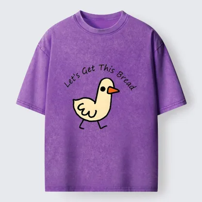Tokyo-Tiger Earn Money Duck Meme Washed T-Shirt