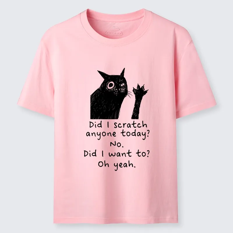 Tokyo-Tiger Black Cat Scratches People Classic T-Shirt