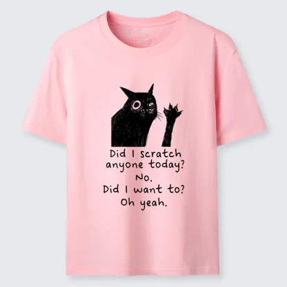 Tokyo-Tiger Black Cat Scratches People Classic T-Shirt