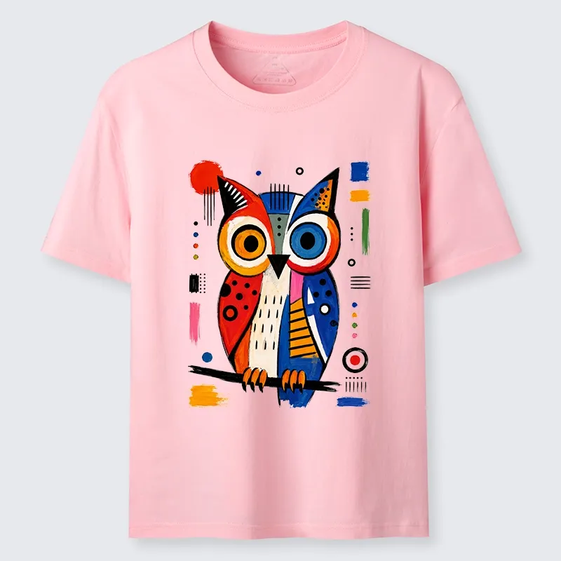 Tokyo-Tiger Abstract Owl Art Classic T-Shirt