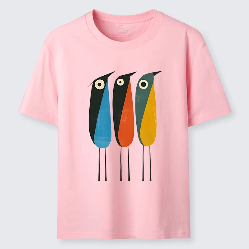Tokyo-Tiger Bold Shape Birds Classic T-Shirt
