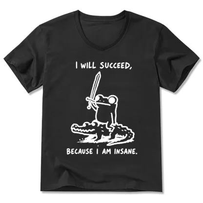 Tokyo-Tiger Warrior Frog Funny Meme V-Neck Classic T-Shirt