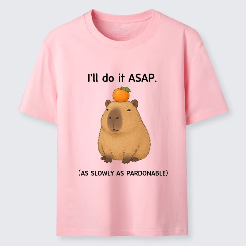Tokyo-Tiger Slow Task Capybara Meme Classic T-Shirt Sale