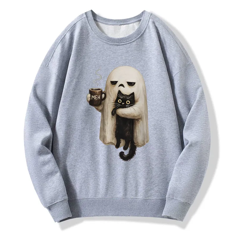 Tokyo-Tiger Ghost Cat Coffee Mood Classic Sweatshirt Sale