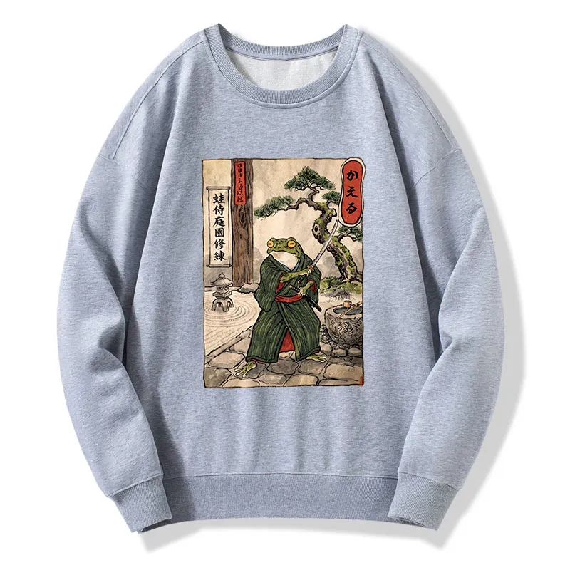 Tokyo-Tiger Samurai Frog Training Classic Sweatshirt