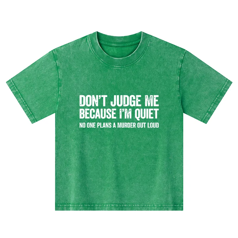 Tokyo-Tiger Sarcastic Funny Quote Kids Washed T-Shirt
