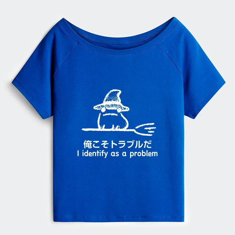 Tokyo-Tiger Mischief Magic Dude Off Shoulder T-Shirt