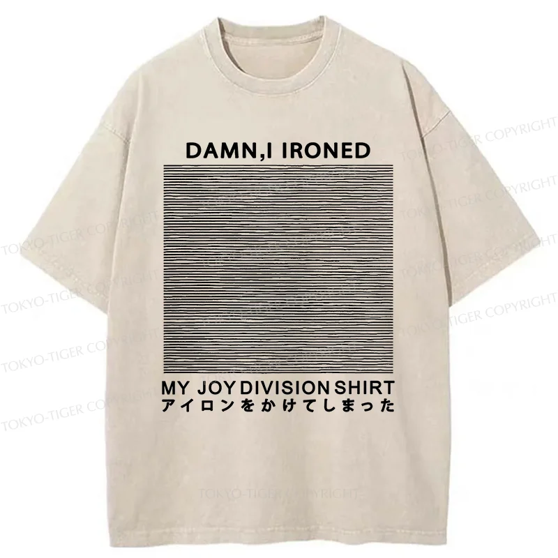 Tokyo-Tiger Ironed Music Washed T-Shirt