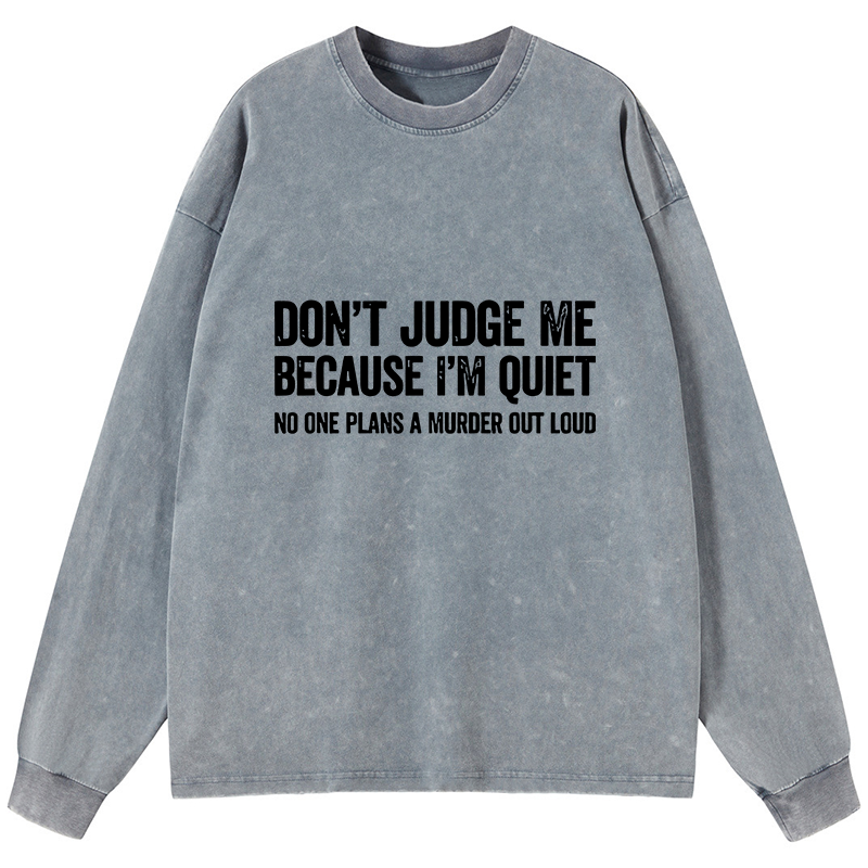 Tokyo-Tiger Sarcastic Funny Quote Washed Long Sleeve T-Shirt