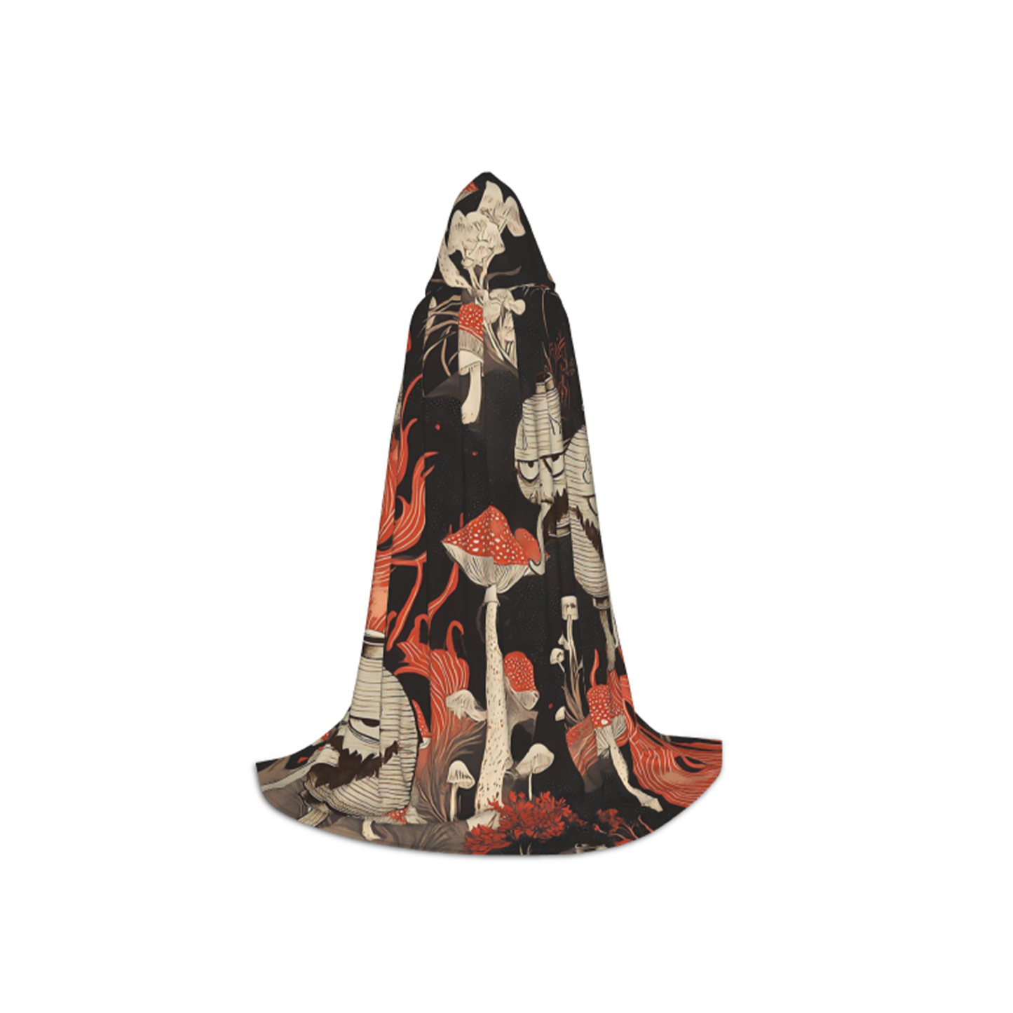 Tokyo-Tiger Japanese Lantern Ghost Holiday Cloak