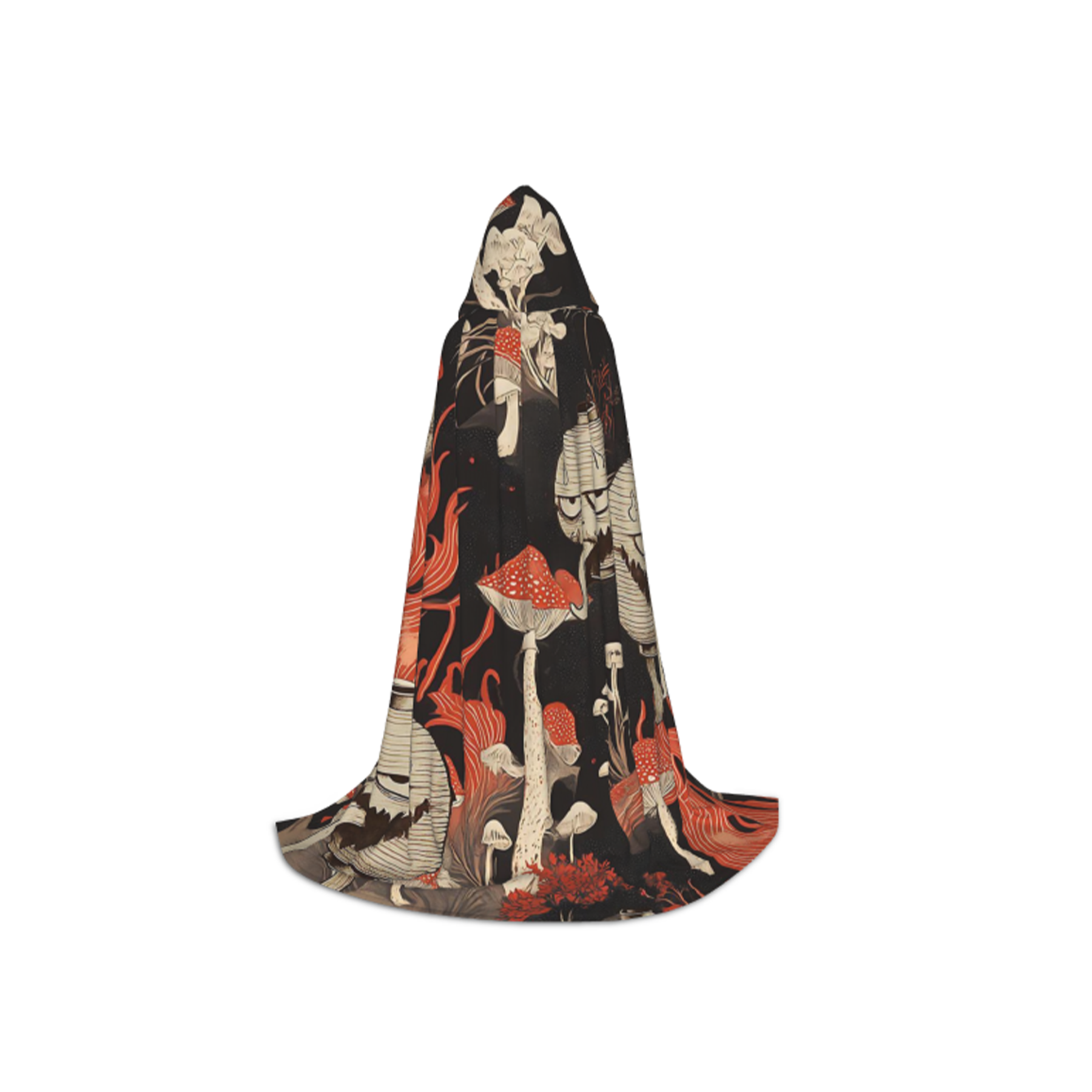 Tokyo-Tiger Japanese Lantern Ghost Holiday Cloak