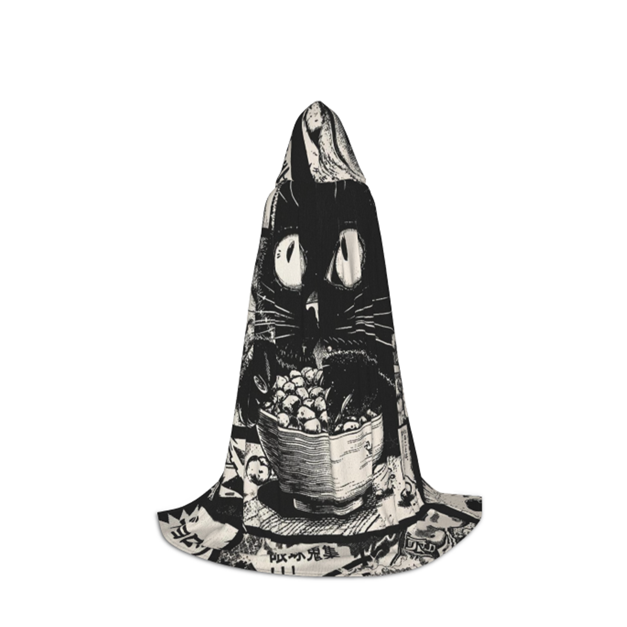 Tokyo-Tiger Cat Collecting Eyeballs Japanese Holiday Cloak