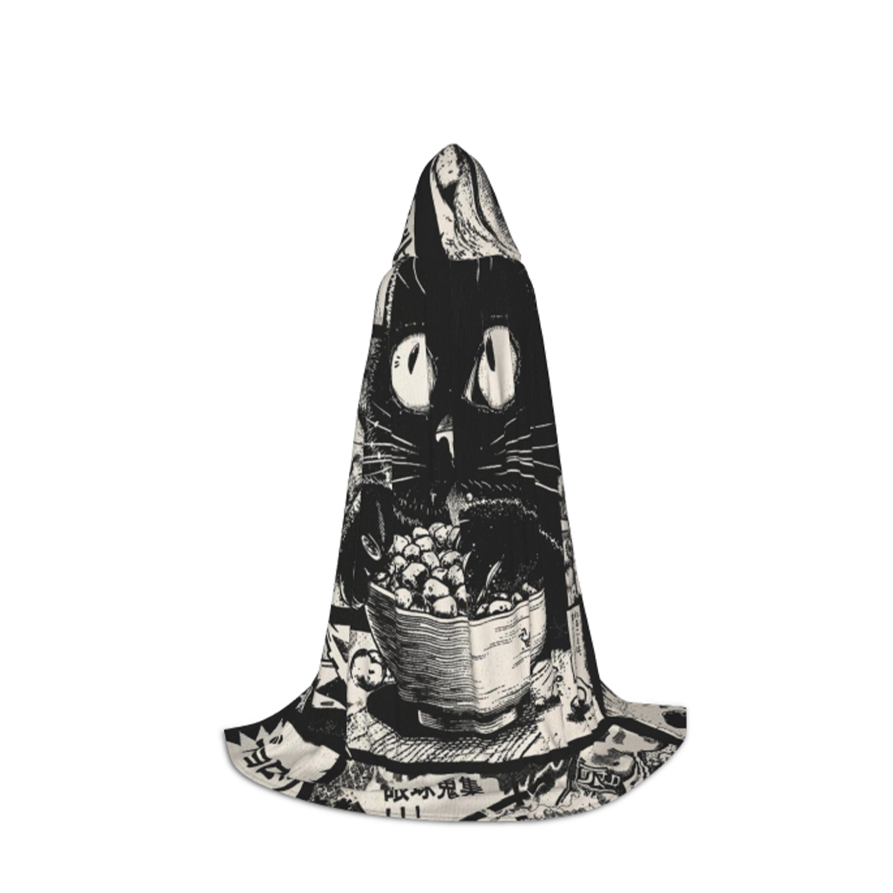 Tokyo-Tiger Cat Collecting Eyeballs Japanese Holiday Cloak