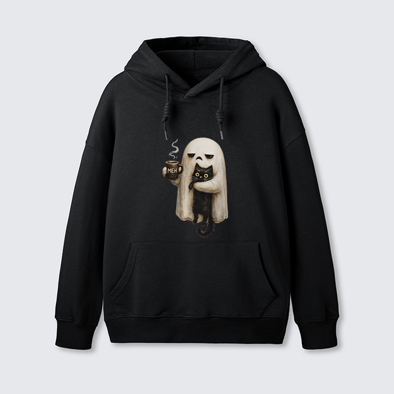 Tokyo-Tiger Ghost Cat Coffee Mood Classic Hoodie