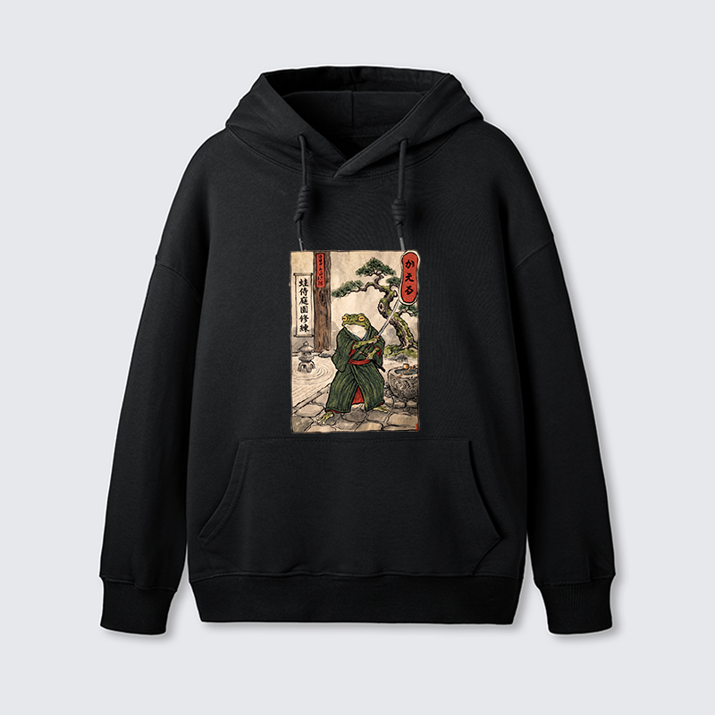 Tokyo-Tiger Samurai Frog Training Classic Hoodie