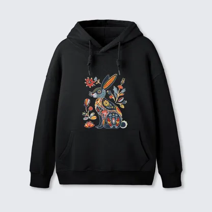 Tokyo-Tiger Folk Hare Bloom Classic Hoodie