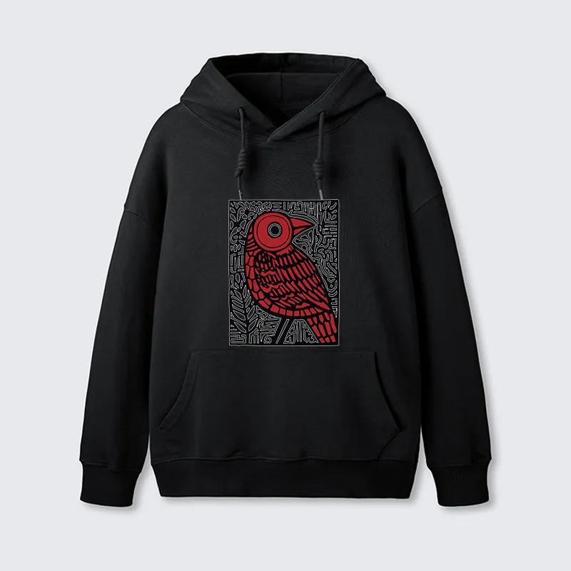 Tokyo-Tiger Retro Woodblock Bird Classic Hoodie Sale