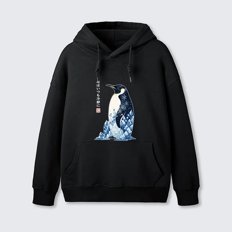 Tokyo-Tiger Keep Calm Penguin Classic Hoodie Sale