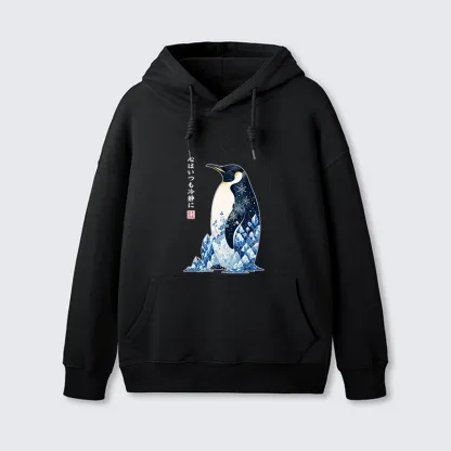 Tokyo-Tiger Keep Calm Penguin Classic Hoodie
