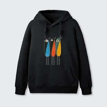 Tokyo-Tiger Bold Shape Birds Classic Hoodie