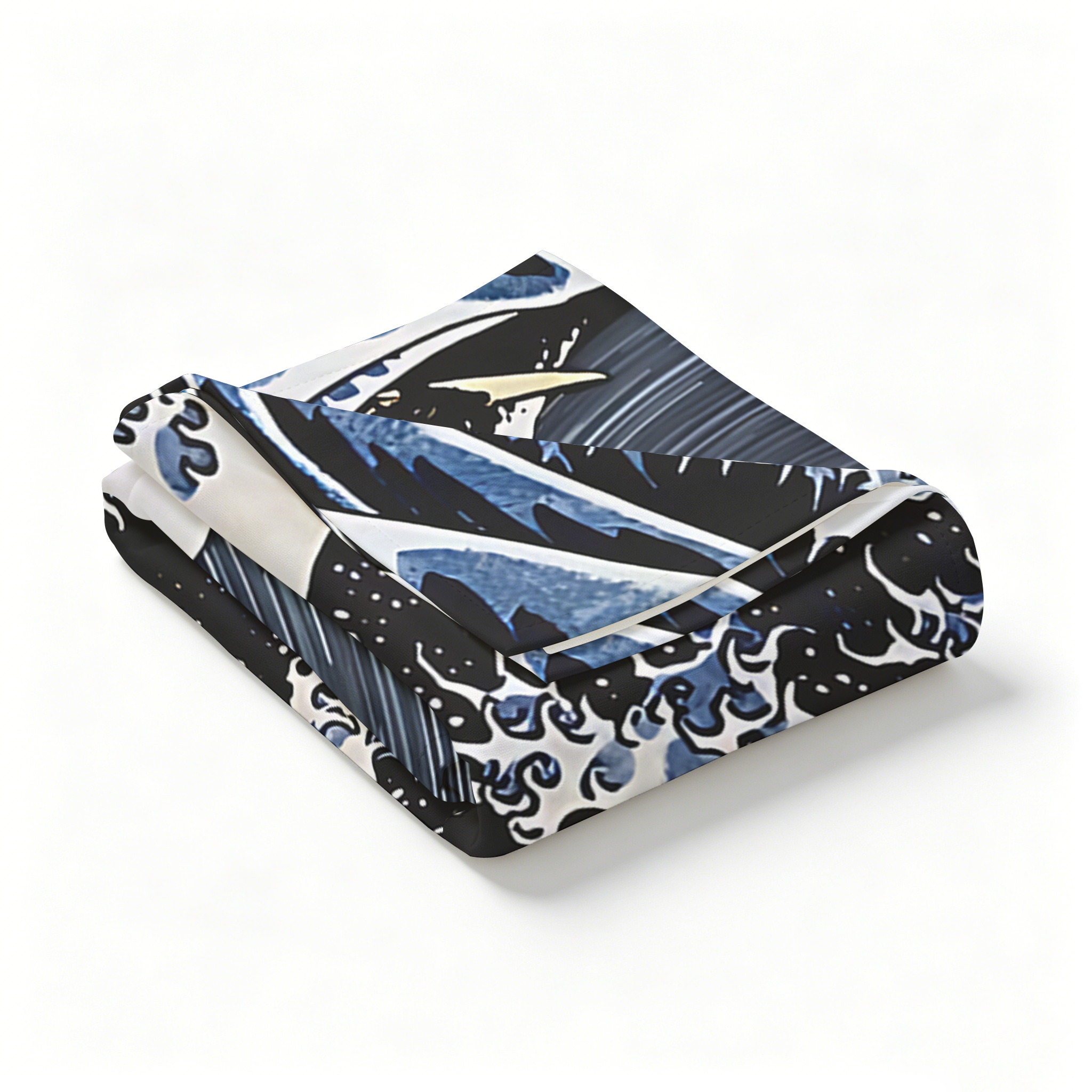 Tokyo-Tiger Great Wave Tapestry