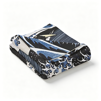 Tokyo-Tiger Great Wave Tapestry