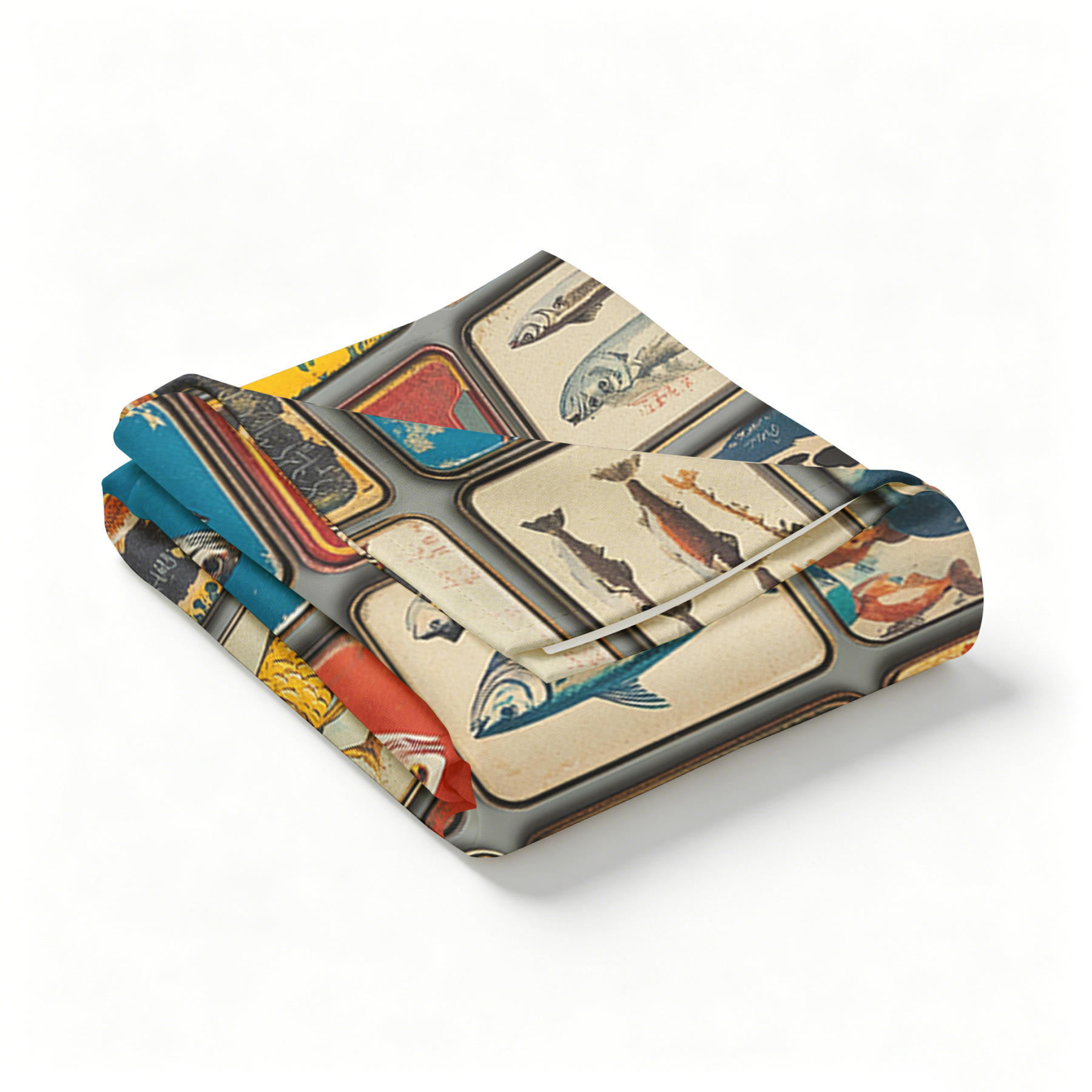 Tokyo-Tiger Vintage Fish Collection Tapestry