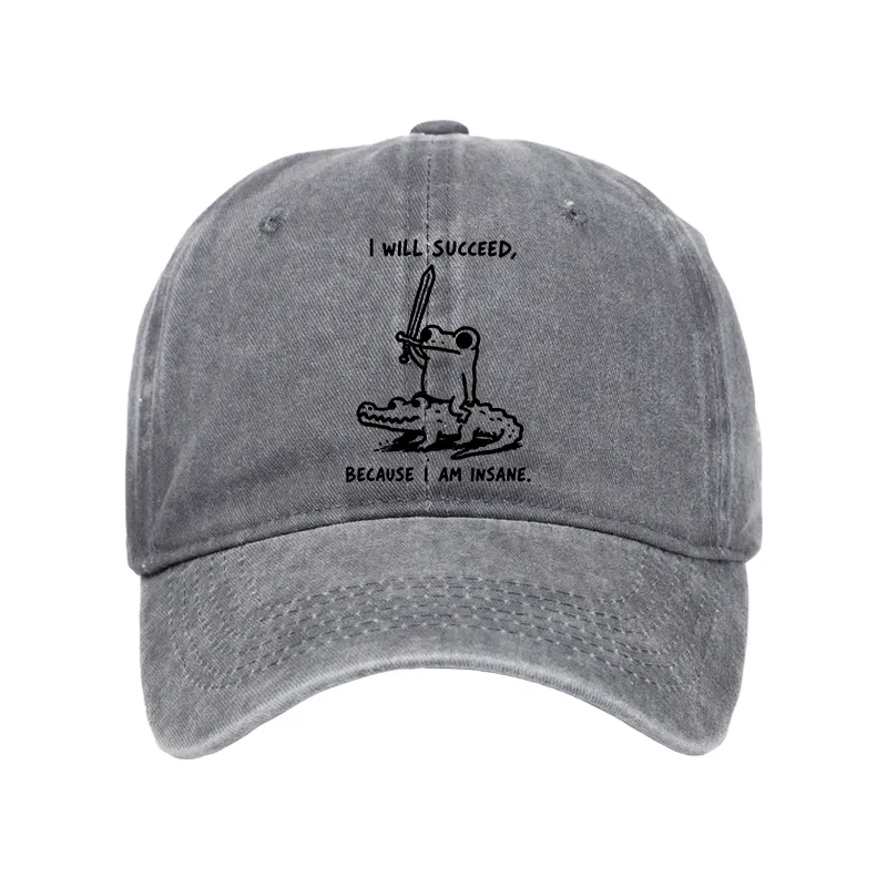 Tokyo-Tiger Warrior Frog Funny Meme Washed Cap