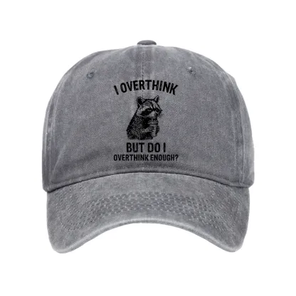 Tokyo-Tiger Constant Overthinking Washed Cap