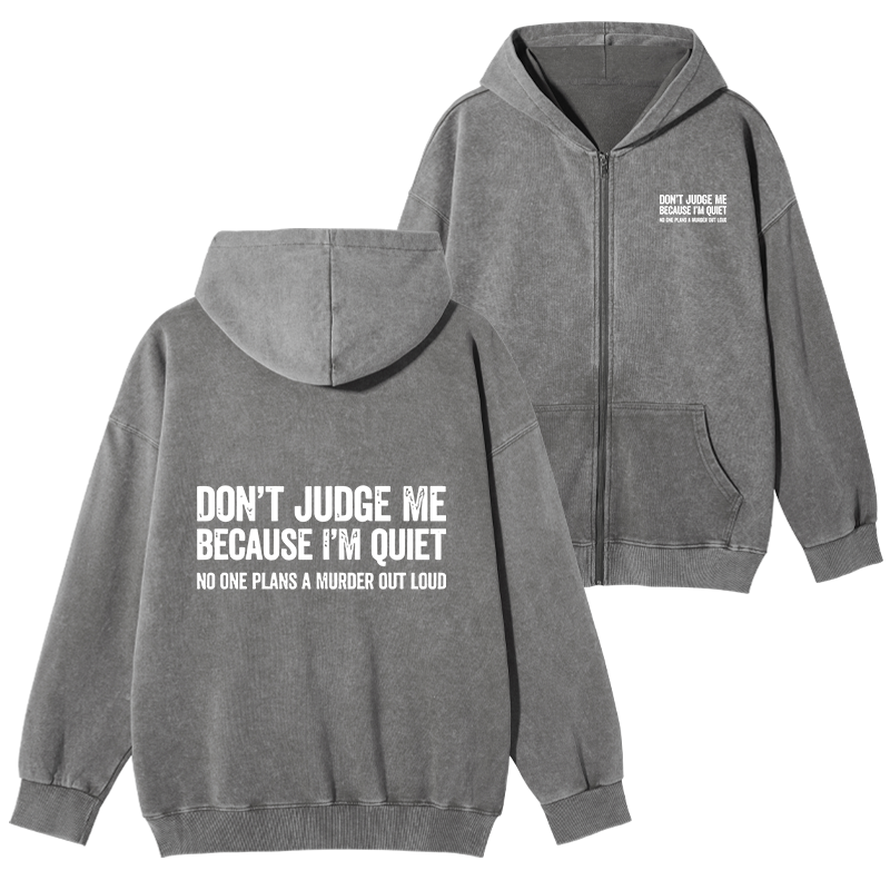 Tokyo-Tiger Sarcastic Funny Quote Washed Zip Hoodie