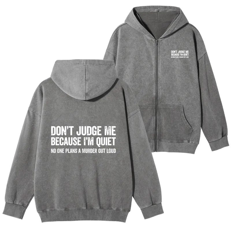 Tokyo-Tiger Sarcastic Funny Quote Washed Zip Hoodie