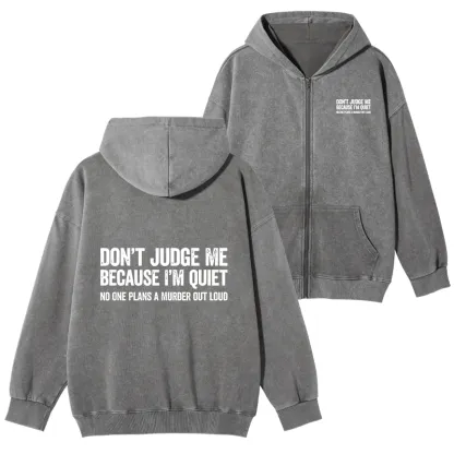Tokyo-Tiger Sarcastic Funny Quote Washed Zip Hoodie
