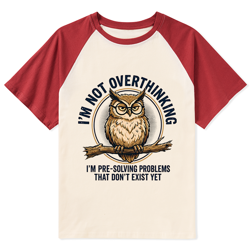 Tokyo-Tiger Overthink Master Owl Raglan T-shirt