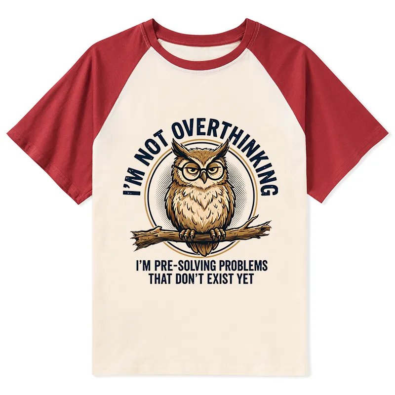 Tokyo-Tiger Overthink Master Owl Raglan T-shirt