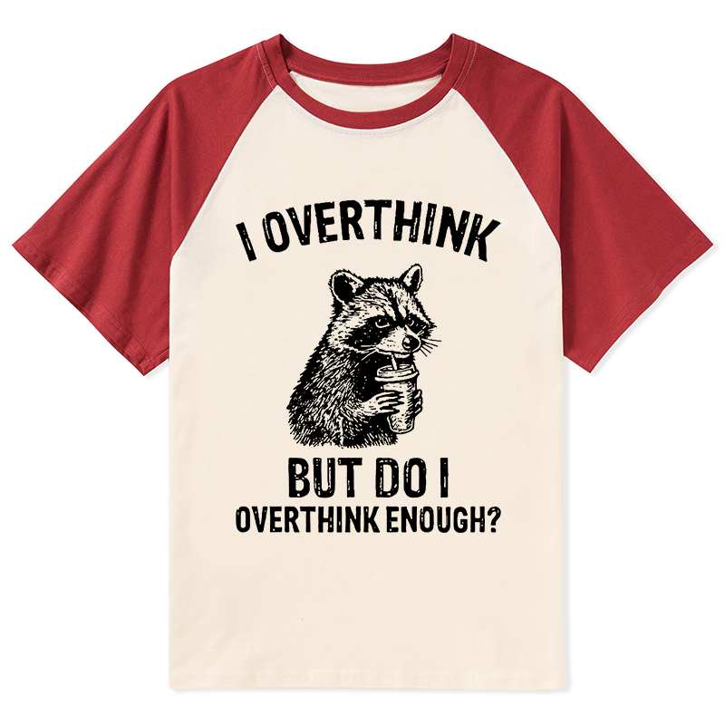 Tokyo-Tiger Constant Overthinking Raglan T-shirt