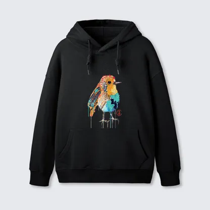 Tokyo-Tiger Sparkly Wild Bird Classic Hoodie