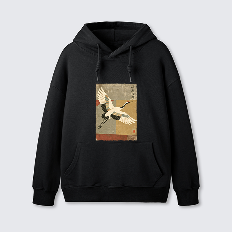 Tokyo-Tiger Crane Spirit Classic Hoodie