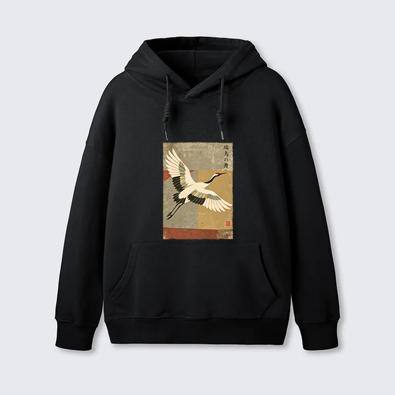 Tokyo-Tiger Crane Spirit Classic Hoodie