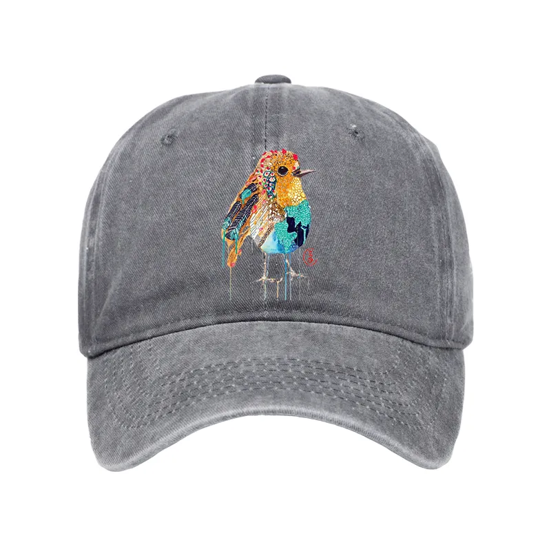 Tokyo-Tiger Sparkly Wild Bird Washed Cap