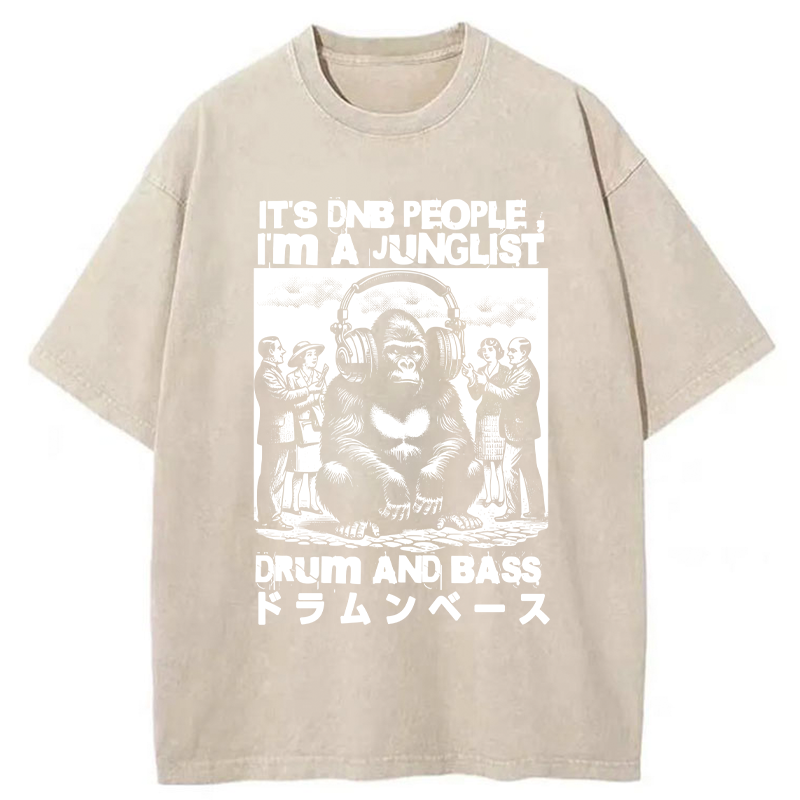 Tokyo-Tiger This Is DNB People Washed T-Shirt