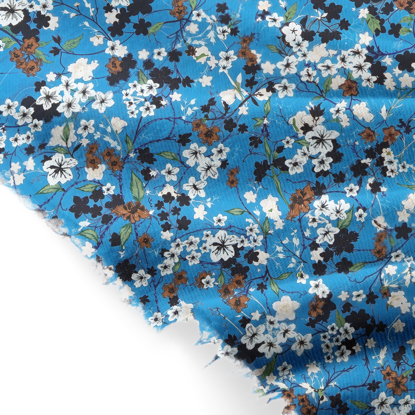 Tokyo-Tiger Delicate Blossom Fringed Scarf