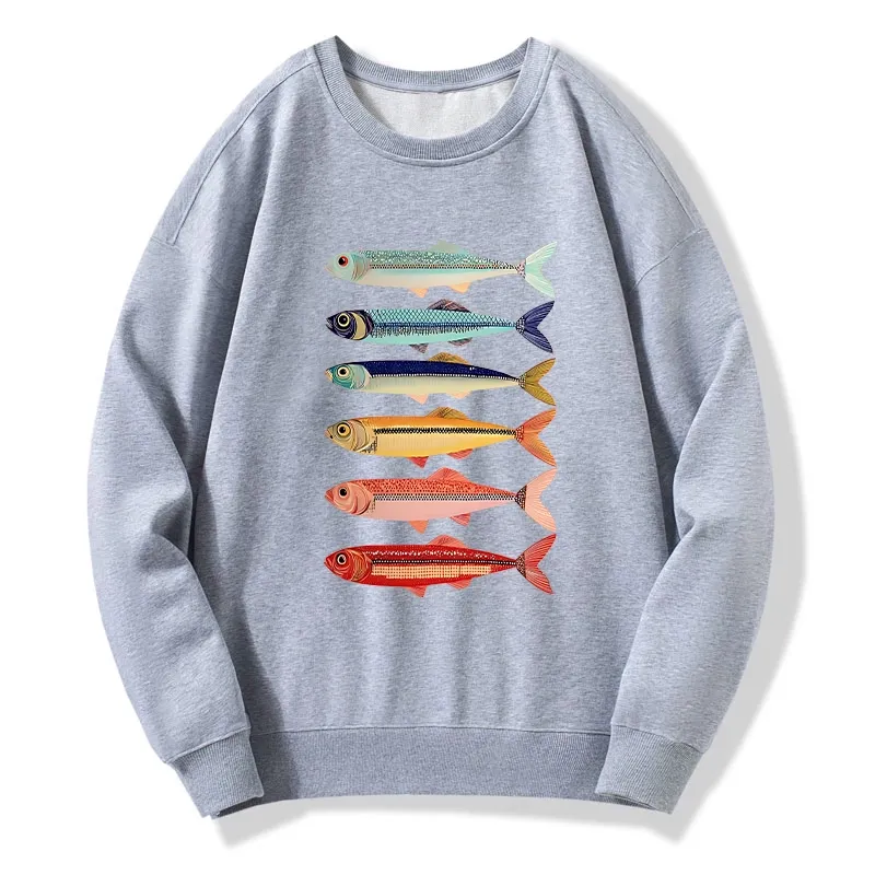 Tokyo-Tiger Colorful Fish Stack Classic Sweatshirt