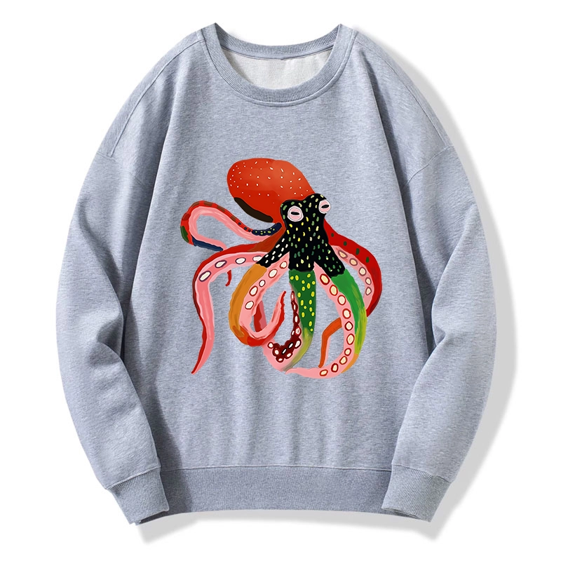 Tokyo-Tiger Colorful Octopus Art Classic Sweatshirt