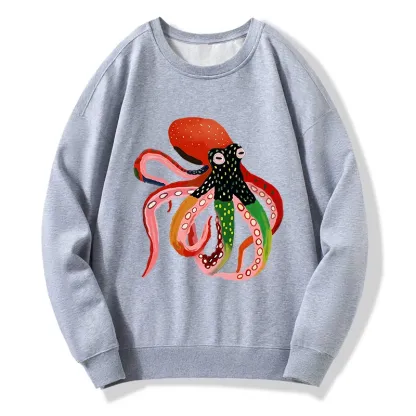 Tokyo-Tiger Colorful Octopus Art Classic Sweatshirt