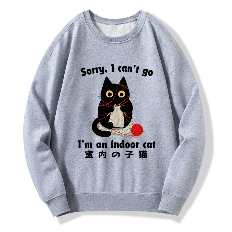 Tokyo-Tiger Indoor Cat Meme Classic Sweatshirt