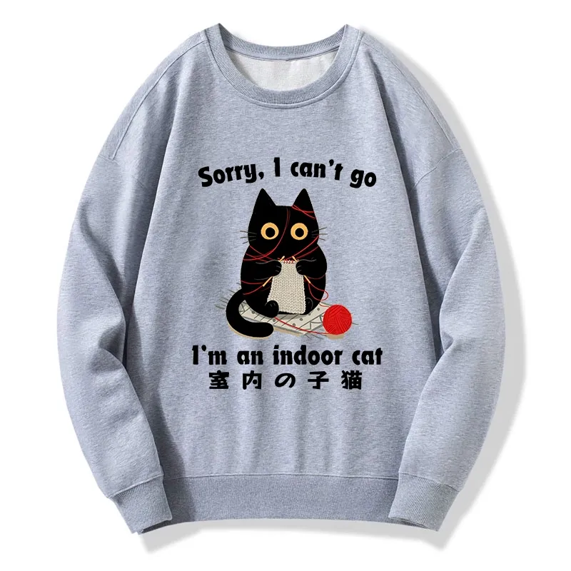 Tokyo-Tiger Indoor Cat Meme Classic Sweatshirt