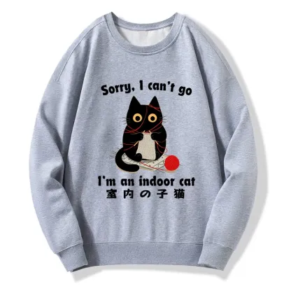 Tokyo-Tiger Indoor Cat Meme Classic Sweatshirt